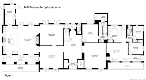 1428 Monroe Tpke, Upper Stepney CT  06468-1443 exterior