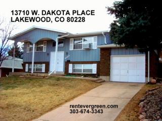 13710 Dakota Pl, Denver CO  80228-2413 exterior