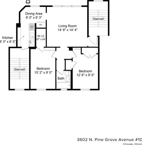 3602 Pine Grove Ave, Chicago IL  60613-4509 exterior