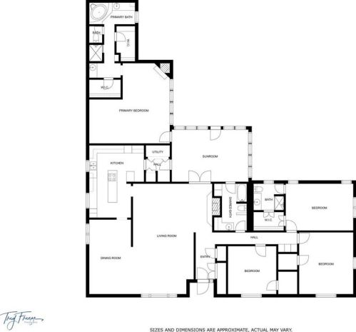 4344 Selkirk Dr, Fort Worth TX  76109-5043 exterior