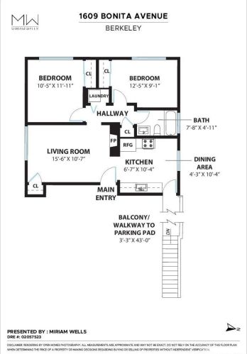 1609 Bonita Ave, Berkeley CA  94709-2067 exterior
