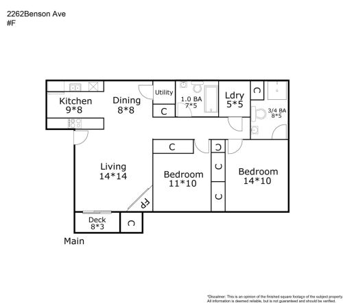 2262 Benson Ave, Saint Paul MN  55116-3103 exterior