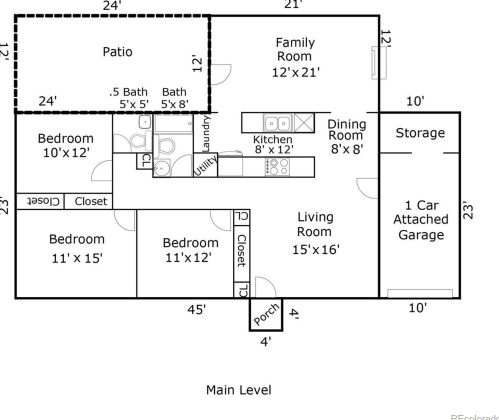 7837 Elmwood Pl, Denver CO  80221-3224 exterior