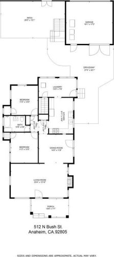 512 Bush St, Anaheim CA  92805-2116 exterior