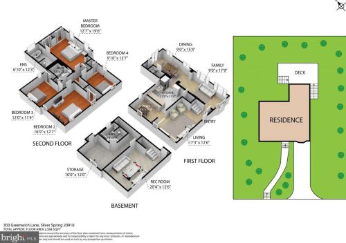 303 Greenwich Ln, Silver Spring MD  20910-4232 exterior