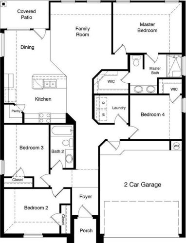 2513 Clarks Mill Ln, Fort Worth TX  76123-2621 exterior