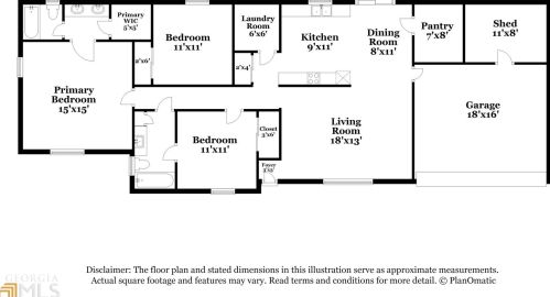 102 Landover Dr, Stockbridge GA  30281-3316 exterior