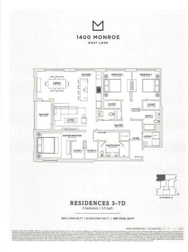 1400 Monroe St, Chicago IL  60607-2590 exterior