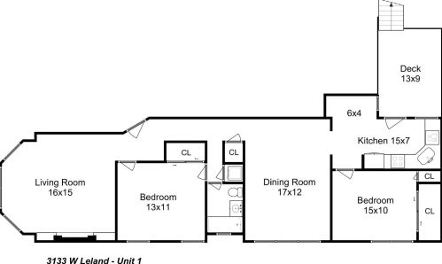 3133 Leland Ave, Chicago IL  60625-4406 exterior
