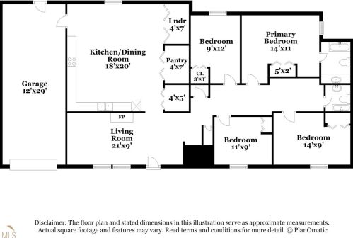 6664 Branch Dr, Rex GA  30273-2131 exterior