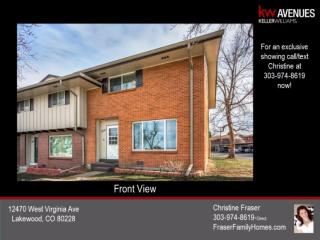 12470 Virginia Ave, Denver, CO 80228-2605