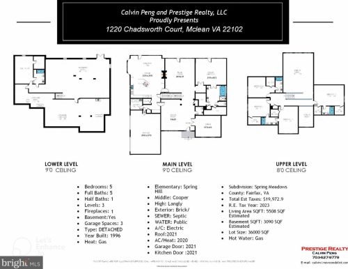 1220 Chadsworth Ct, Mc Lean, VA 22102-2319