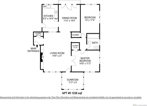 1 Downing St, Denver CO  80209-2411 exterior