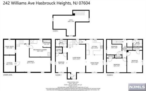 242 Williams Ave, Hasbrouck Heights NJ  07604-2127 exterior