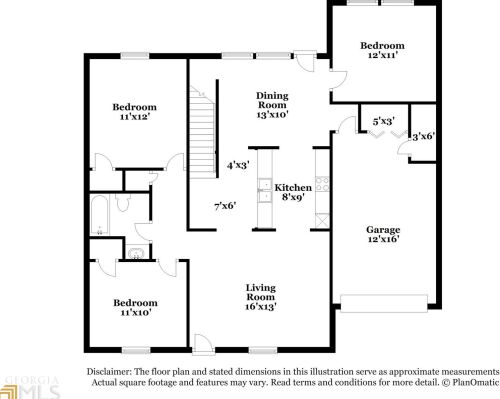 6795 Saganaw Dr, Rex GA  30273-2252 exterior