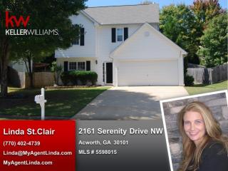 2161 Serenity Dr, Acworth, GA 30101-6212