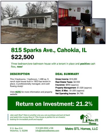 815 Sparks Ave, East Saint Louis, IL 62206-1932