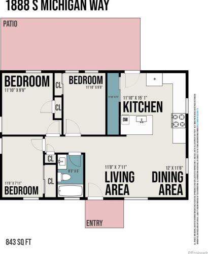 1888 Michigan Way, Denver CO  80219-4567 exterior