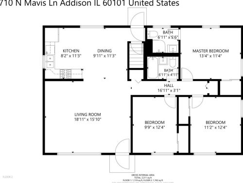 710 Mavis Ln, Addison IL  60101-2574 exterior