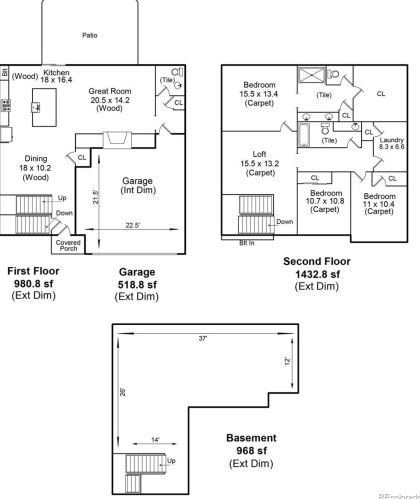 4820 Versailles St, Denver CO  80015-6801 exterior