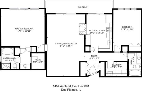 1454 Ashland Ave, Des Plaines IL  60016-7721 exterior