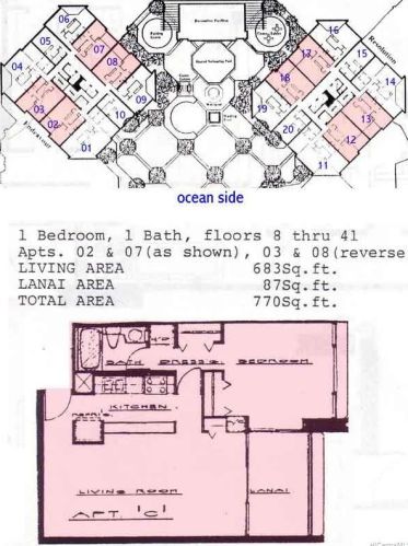 1778 Ala Moana Blvd, Honolulu HI  96815-1658 exterior