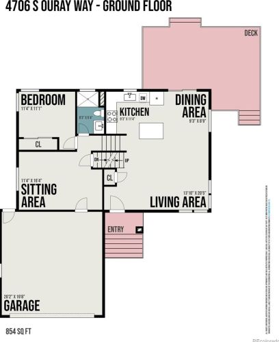 4706 Ouray Way, Denver CO  80015-1633 exterior