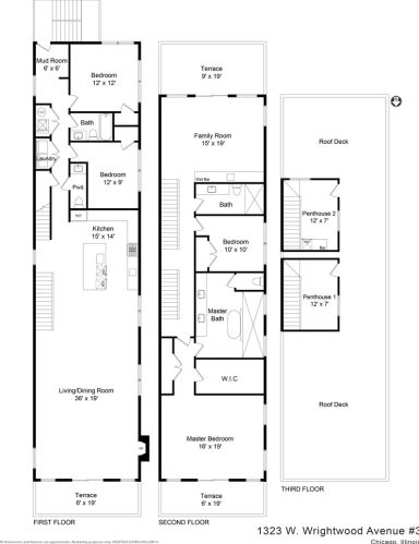 1323 Wrightwood Ave, Chicago IL  60614-8345 exterior