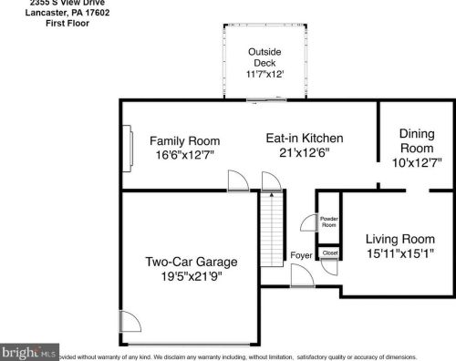 2355 View Rd, Lancaster PA  17602-1844 exterior