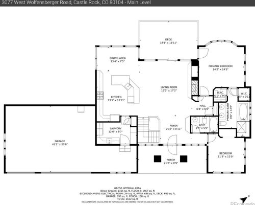 3077 Wolfensberger Rd, Deckers CO 80135-8530 exterior