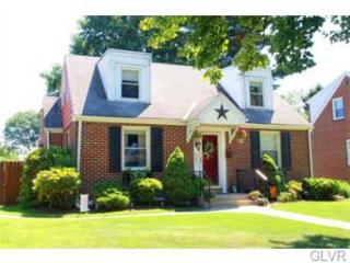1241 Tacoma St, Allentown PA  18109-1722 exterior