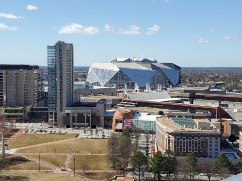 285 Centennial Olympic Park Dr, Atlanta GA  30313-1827 exterior