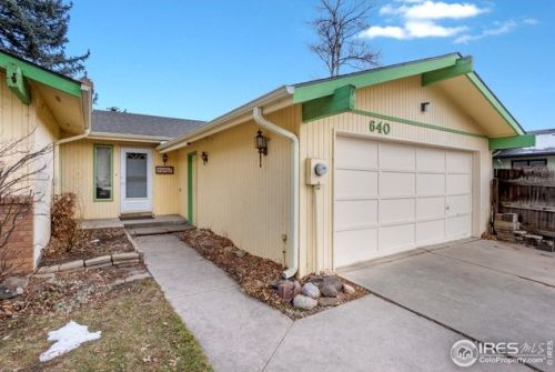 640 Heather Ct, Fort Collins CO  80525-2209 exterior