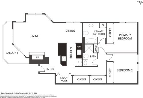1 Baker St, San Francisco CA  94117-3042 exterior