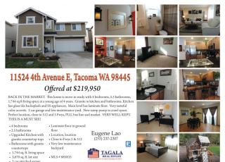 11524 4th Ave, Tacoma WA  98445-1726 exterior