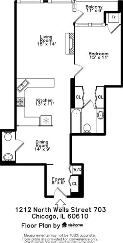 1212 Wells St, Chicago IL  60610-1906 exterior