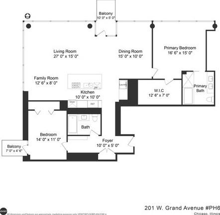 201 Grand Ave, Chicago IL  60654-7673 exterior