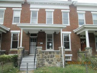 1626 Chilton St, Baltimore MD  21218-3708 exterior