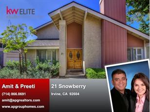 21 Snowberry, Irvine, CA 92604-2809