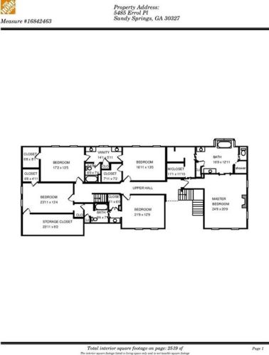 5485 Errol Pl, Atlanta GA  30327-4871 exterior