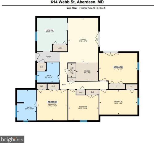 614 Webb St, Aberdeen MD  21001-3531 exterior
