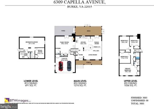 6309 Capella Ave, Springfield VA  22015-3220 exterior