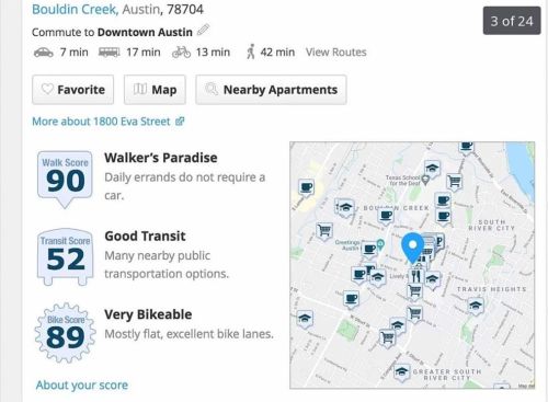 1800 Eva St, Austin TX  78704-4220 exterior