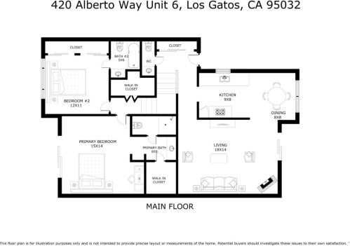 420 Alberto Way, Los Gatos CA  95032-5408 exterior