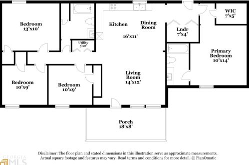 3715 Meadowview Dr, Lithia Springs GA  30122-3718 exterior