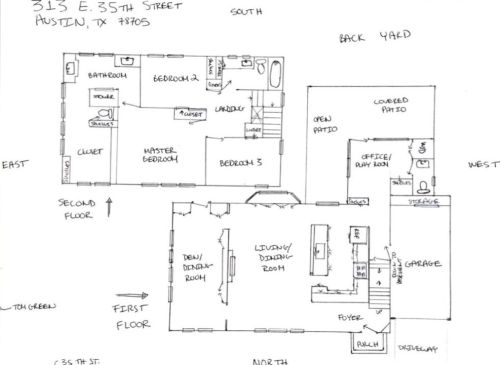 313 35th St, Austin TX  78705-1612 exterior