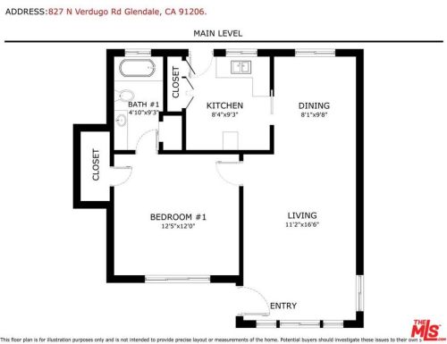 825 Verdugo Rd, Glendale CA  91206-2536 exterior