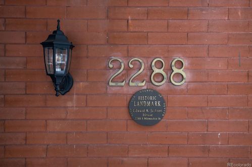 2288 Milwaukee St, Denver CO  80210-4830 exterior
