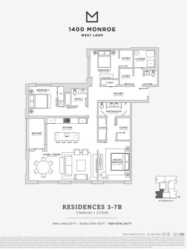 1400 Monroe St, Chicago IL  60607-2590 exterior