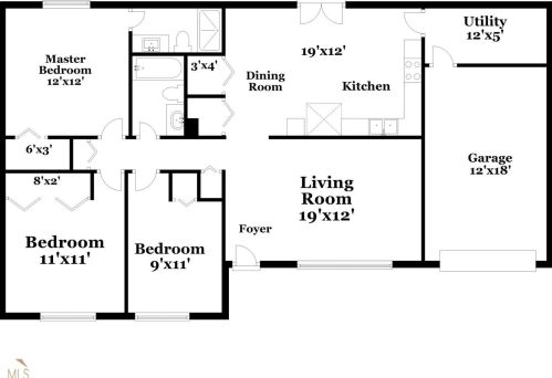 3275 Creekwood Dr, Rex GA  30273-2119 exterior